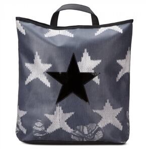 GEORGE GINA & LUCY Handbag Sack "The Star" Deep Black Bag Backpack Bold Chic